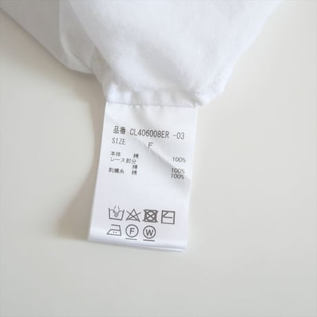 2024SS・人気完売品 / Curensology / コットンカットワークブラウス  / CL406008ER / 2507-0601
