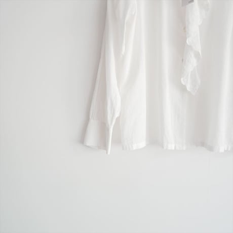 2026SS今季・人気完売品 / 未使用 / IENA ドビーカットワークフリルブラウス 26051900904010 / 2604-1302