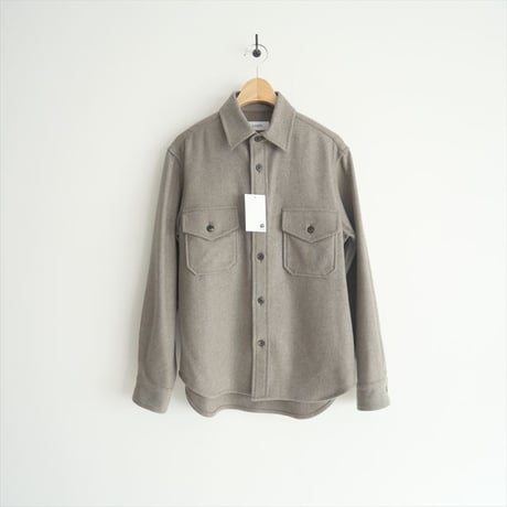 2023AW / LOEFF / サキソニー CPO シャツ / 88112990055 / 2501-0117