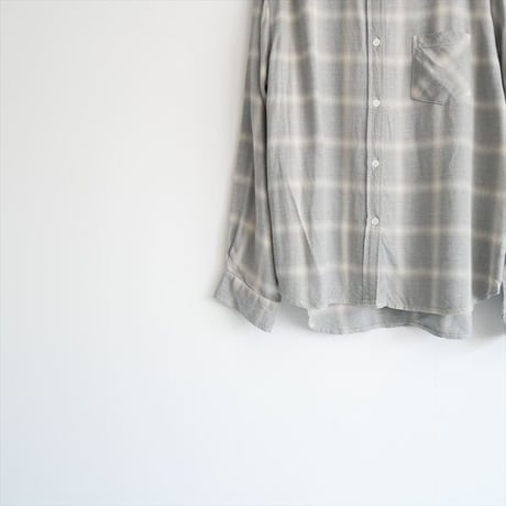 2025SS / 未使用 / MUSE de Deuxieme Classe別注 / REMI RELIEF / RAYON チェックシャツ / 25050521001910 / 2603-0413