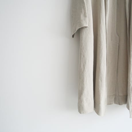2022SS / 五明祐子さん、大草直子さん着用 / HELIOPOLE / DUNGAREES LINEN OVER COAT / 12003032021HN / 2401-2058