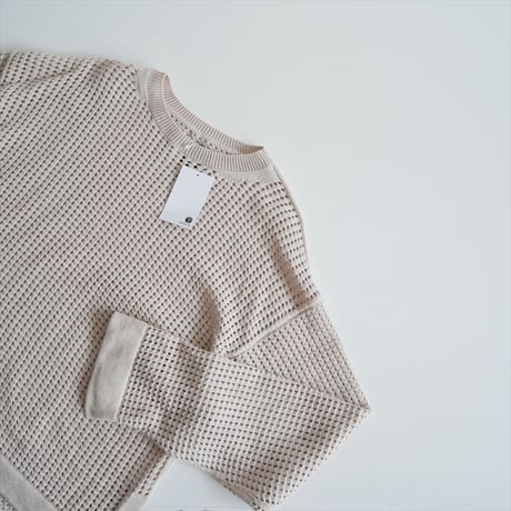 BATONER / SUMMER KNIT CREW NECK / BN-23SL-022 / 2512-2071