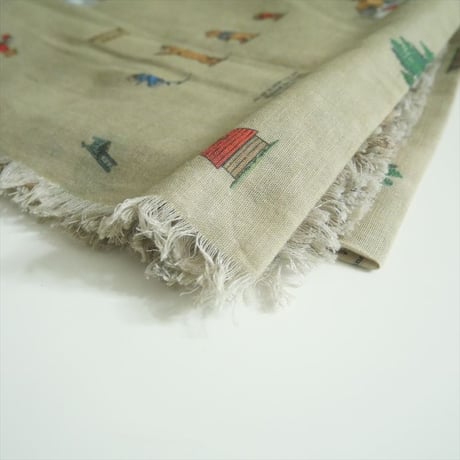 2025・人気完売品 / R&D.M.Co-/OLDMANS TAILOR / BROWN BEAR GAUZE SHAWL / 7223 / 2509-1069