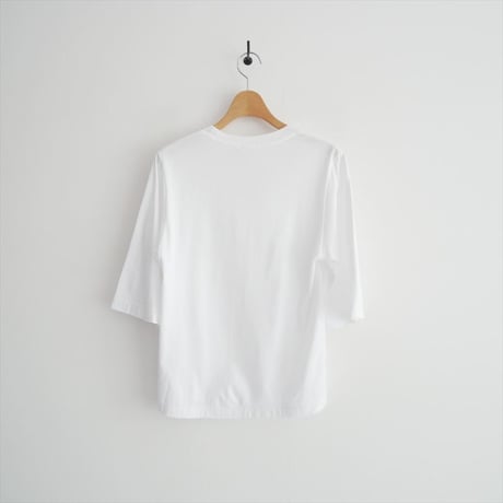 継続販売品・人気完売色 LOEFF / スビンコットン 5分袖 クルーネックTシャツ / 88176990035 2510-0277