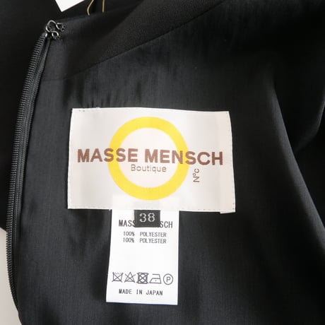 2023 / MASSE MENSCH / バックボウワンピース / 2403-0073