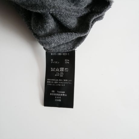 2023AW / COGTHEBIGSMOKE / ISADORA CREW NECK / 9101-160-923-1　 / 2601-0637