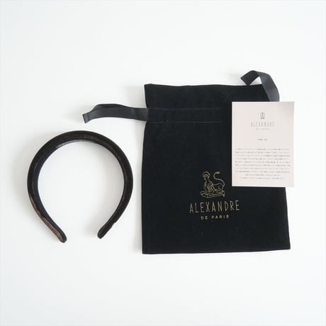 2022 / MUSE de Deuxieme Classe購入品 / ALEXANDRE DE PARIS / HEADBAND / 22091521012130 / 2403-0322