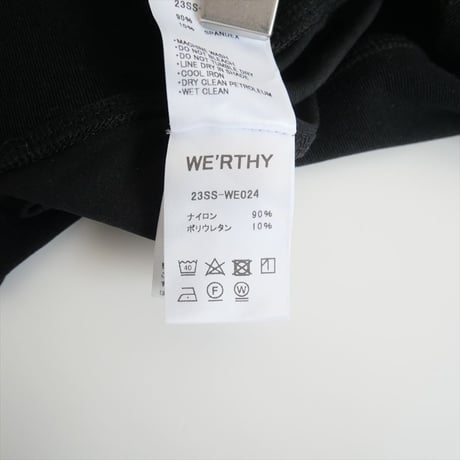 2023 / モデル野沢和香さんのブランド / WE'RTHY / 美脚RIB FLARE LEGGINGS SUPER HIGH RISE / 2404-0533