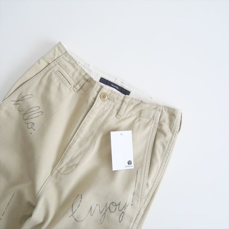 2024 / FRAMeWORK / DRAWING CHINO PANTS / 24030220616010 / 2410-1437