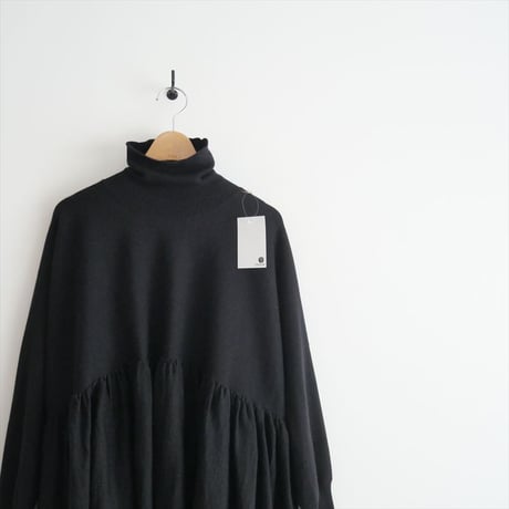 2023AW / Curensology / ハイネックギャザーニット / CL306180ER / 2402-0350
