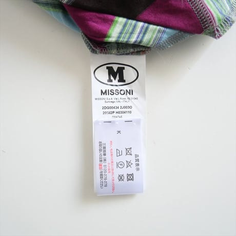 M MISSONI / マルチボーダーカットソー / 2400-0055