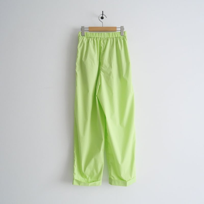 nagonstans ナゴンスタンス 22SS コットンナイロンワイドタックパンツ  