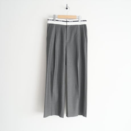 2023AW / 未使用 / R'IAM / Plage / LOGO Trousers パンツ / 23030922311040 / 2412-0431
