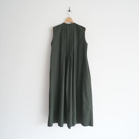 継続販売型 / SALUE / pin tuck sleeveless dress／cotton / 2310-0436
