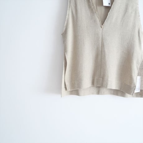 2024SS / 未使用 / SPICK&SPAN / リネンツイードベスト / 24051200214010 / 2507-0791