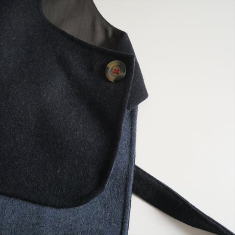 2023AW / ENFOLD / WIDE-BOX VEST / 300GA230-1090 / 2403-0082