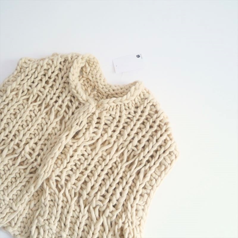 〇2023AW / TODAYFUL / Chunky Hand Knitvest / 123