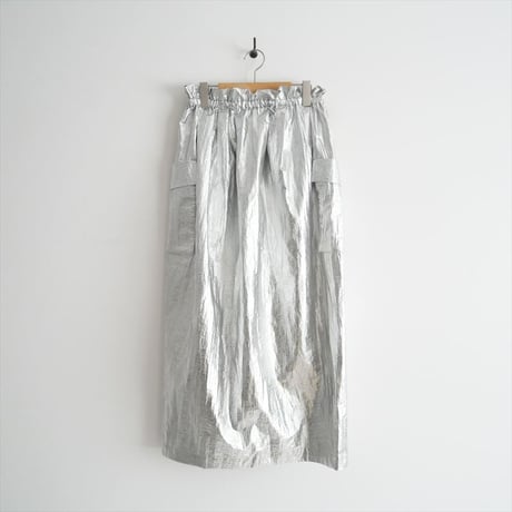 2024SS今季 / 阪急うめだ限定カラー / uncrave WHITE / フォイル スカート / SKHVCM0551 / 2405-2155