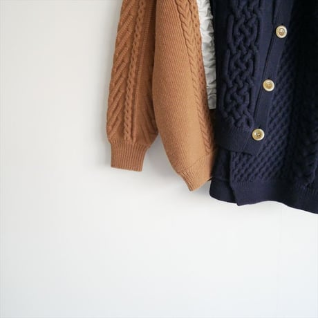 2022AW / 未使用 / HOLIDAY Collection / ENFOLD / TASMANIA PLUS MIX PATTERN CARDIGAN / 2512-1667