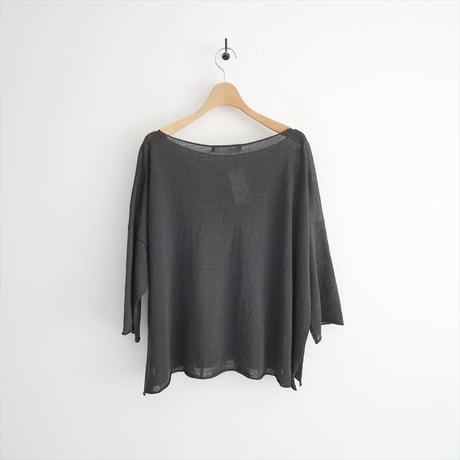 2025SS evam eva / linen pullover / E251K177 2511-1423