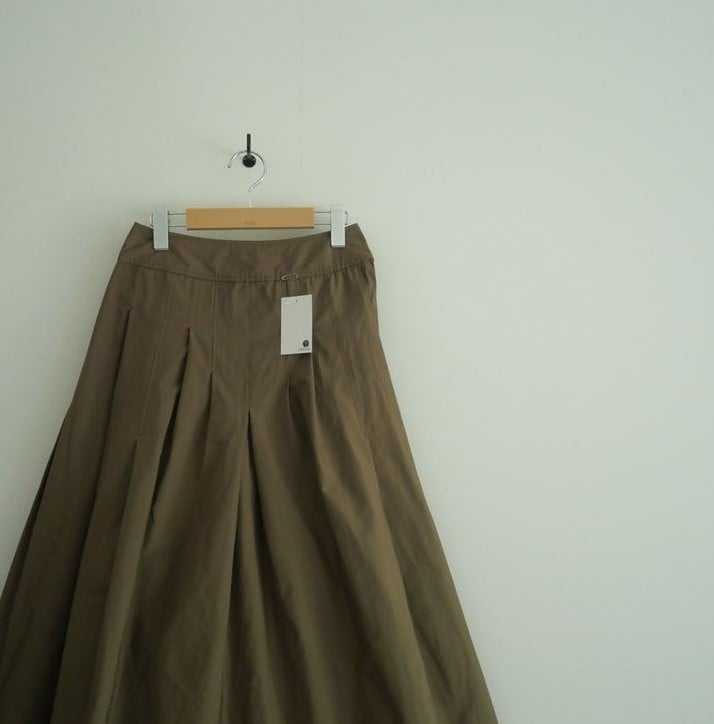 Deuxieme Classe WASHED TUCKスカート★ベージュ　34 Deuxieme Classe（ドゥーズィエムクラス）の「WASHED TUCK