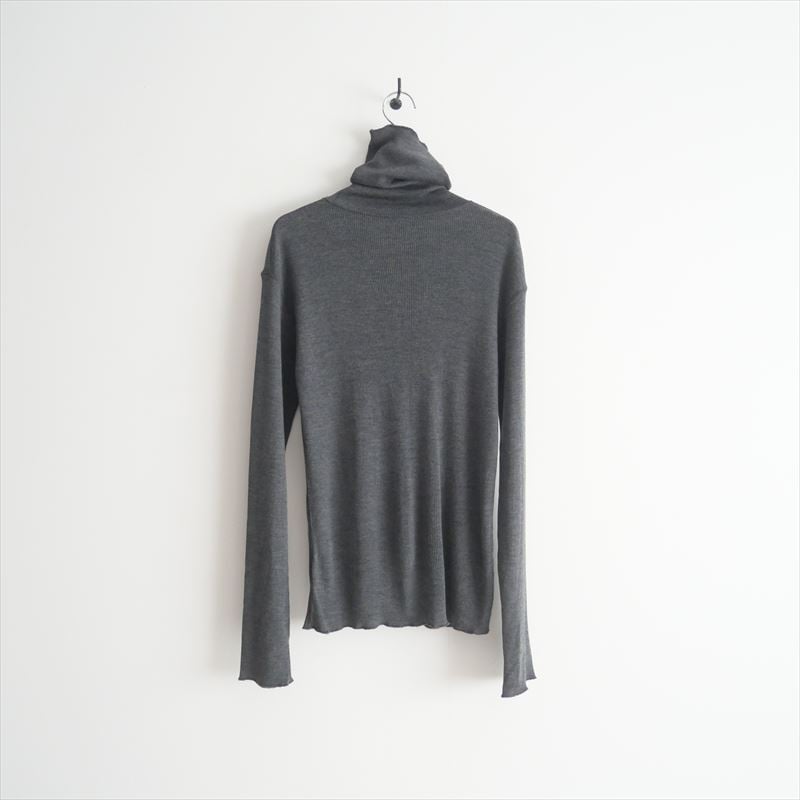 人気　Deuxieme Classe *rib タートルニット ブラック　ウール Deuxieme Classe（ドゥーズィエムクラス）の「*WOOLY RIB