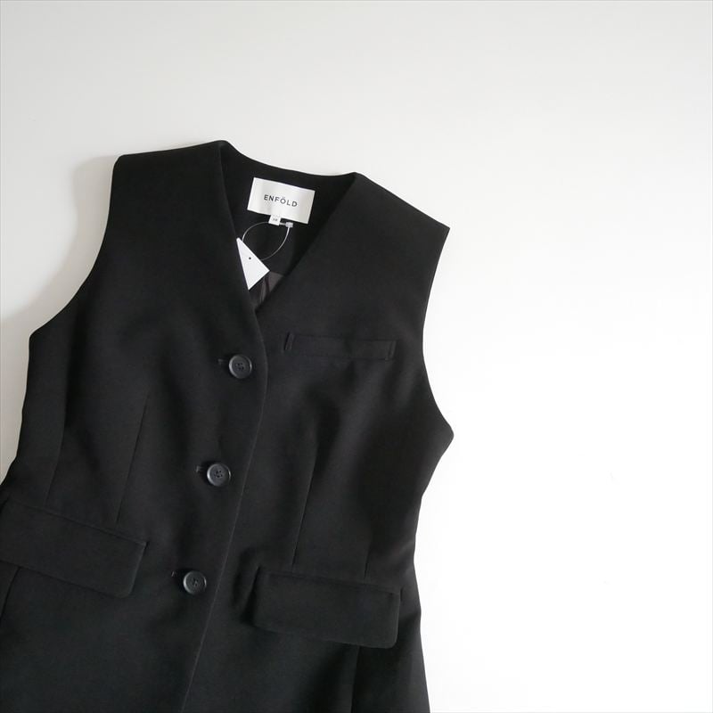 2026SS今季 ENFOLD V-NECK VEST 300JS130-1301 2606-