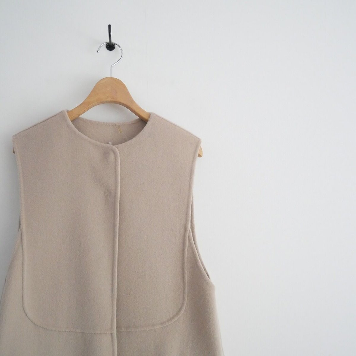 【ありまま様】マチャット　リバーウールベスト　ベージュ MACHATT リバーウールベスト ベージュ machatt マチャット リバー