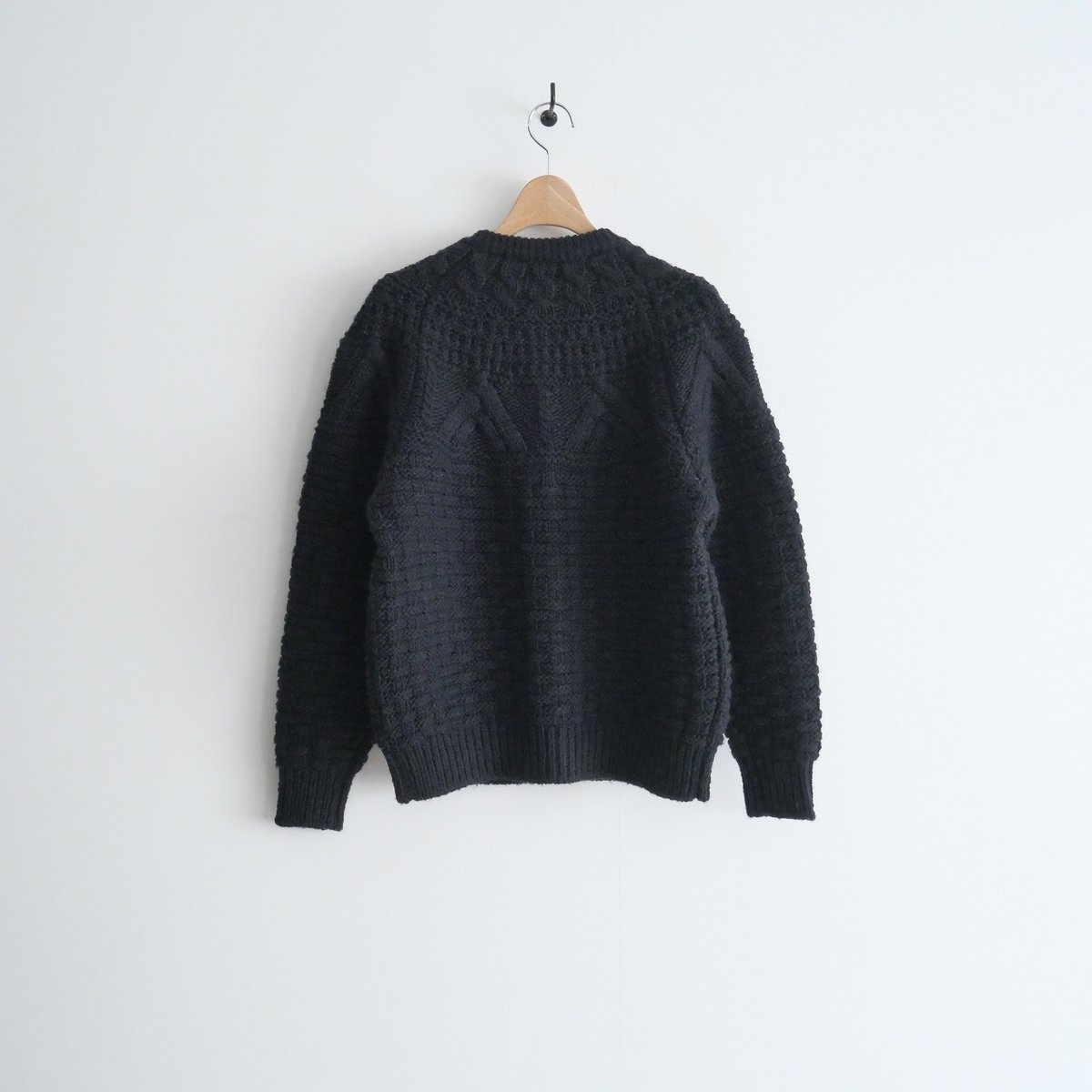 2022AW / 未使用 / BATONER / SPREAD ARAN CREW NECK