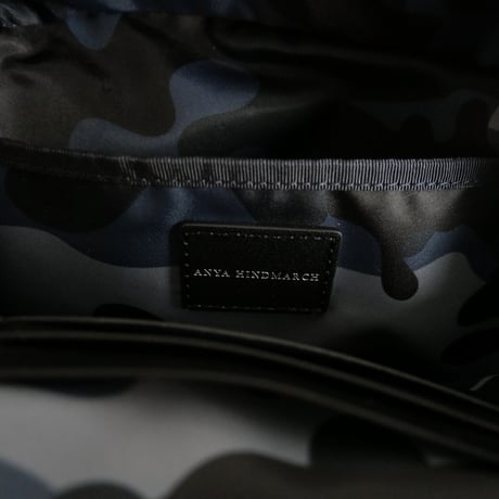 ANYA HINDMARCH / Crossbody Ppuch Eyes Camo Marine Recycled Nylon / 162449 / 2402-2128