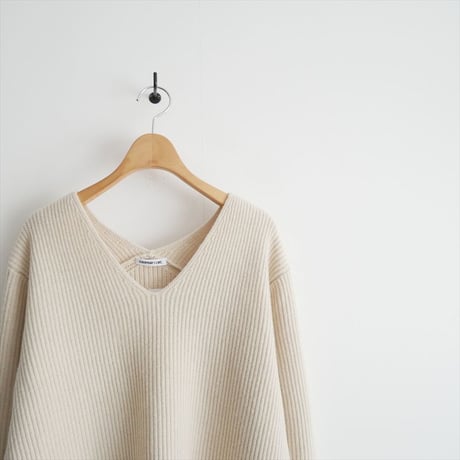 2024AW / DEUXIEME CLASSE / Lia Vネック SweaterとHoodie Scarfのセット / 24080500807030 / 2512-1375