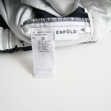 2023 / ENFOLD / MANNISH ELASTIC-TROUSERS / 300GS231-0010 / 2410-0820