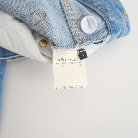 2024SS・人気完売品 / allureville / デニムオーバルラインパンツ / 202410-12-160 / 2505-0258