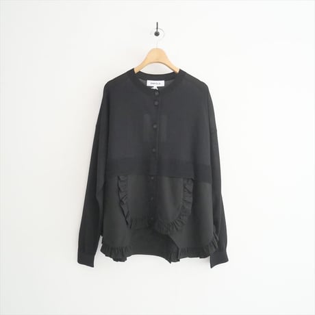 2025AW今季新作・人気完売品 / 未使用 / ENFOLD / FRILL-BOTTOM CARDIGAN / 300IA270-1081 / 2508-2116