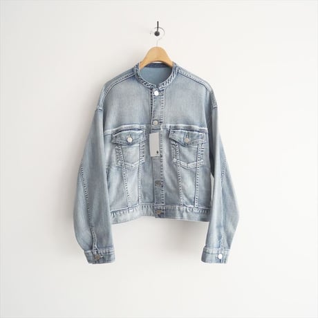 2022SS / 自由区 / 【洗える】USUKARU DENIM ノーカラージャケット / JKWMNS6210 / 2505-0374