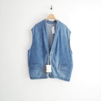 2026SS今季 未使用 J.S.Homestead / JOURNAL STANDARD コットン リネン デニム ベスト 260114706030102605-1124
