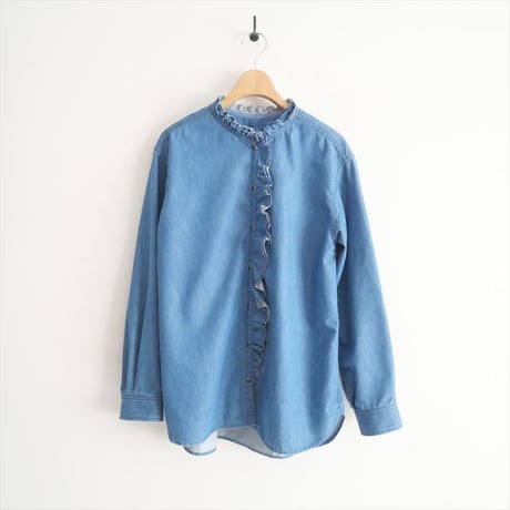 2024SS今季 / Drawer / RESORT2 ラッフルデニムシャツ / 65112990544 / 2405-1498