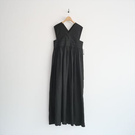 継続販売品 / HYKE / Linen Maxi Dress / 221-16131 / 2506-0170