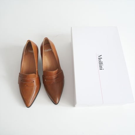 2022AW / IENA購入品 / MOLLINI / ポインテッドローファーミュール / 22093910008230 / 2410-2082