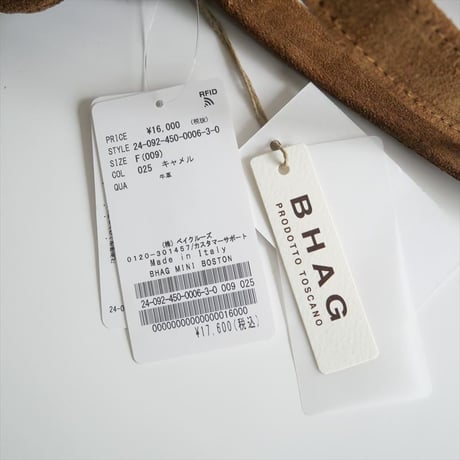 継続販売品 / 未使用 / journal standard luxe購入品 / BHAG / MINI BOSTON / 24092450000630 / 2505-2100