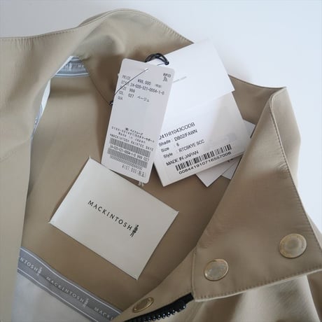 2024SS / 未使用 / MUSE de Deuxieme Classe購入品 / MACKINTOSH / RAINTEC SKYE STAND COLLAR コート / 2504-0621