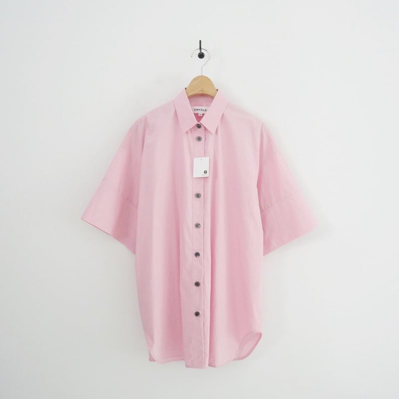 2021 / ENFOLD / COTTONブロード 5分袖 BIG SHIRT / 22
