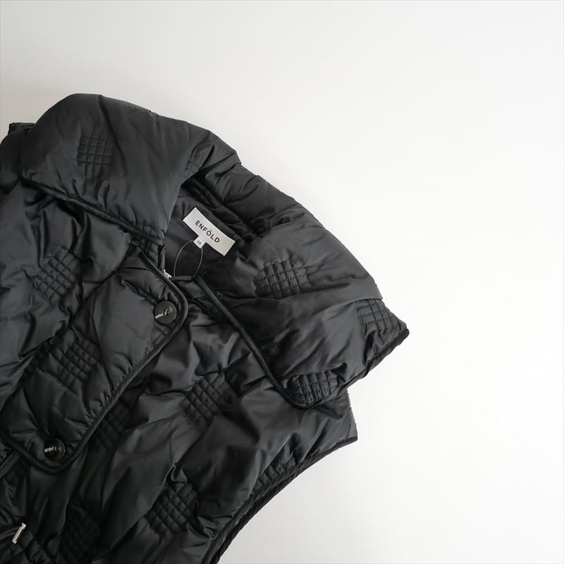 2024AW・人気完売品 / ENFOLD / CHECK-QUILT VEST / 300H