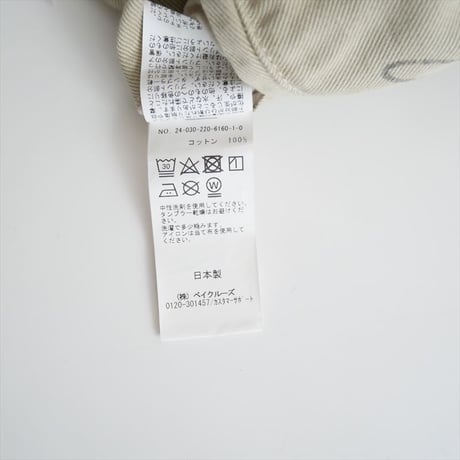 2024 / FRAMeWORK / DRAWING CHINO PANTS / 24030220616010 / 2410-1437