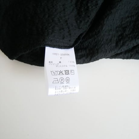 継続販売品・人気完売色 / yori フラットカラーシアーブラウス YR21-25098K / 2604-1070