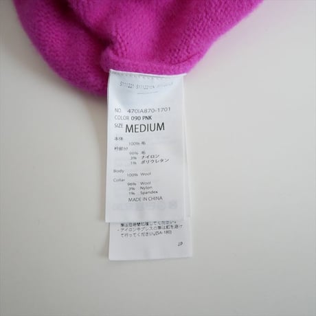 2025AW今季・人気完売色 / nagonstans / box cardigan / 470IA870-1701 / 2512-0548