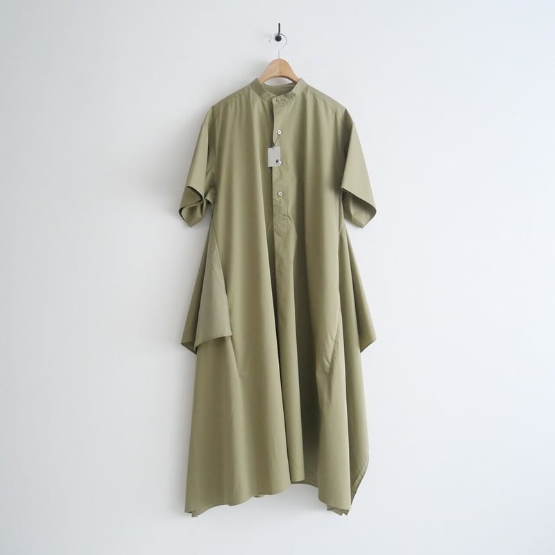 【美品】HYKE PLEATED SHIRT DRESS ハイク ワンピース BIOTOP(ビオトープ) / 【HYKE】TAFFETA PLEATED DRESS
