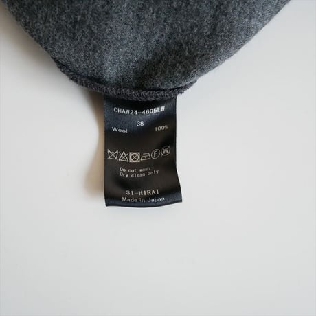2024AW・人気完売品 / aranciato別注 / si-hirai / ウール インターロック ショート ローブ ジャケット / CHAW24-4605LW / 2512-0912