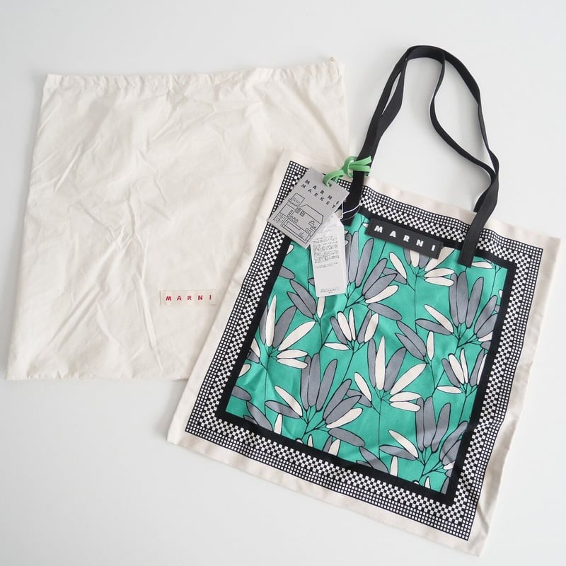 未使用 / MARNI / FLOWER CAFÉ バンダナトートバッグ / SHMH0046 未使用 / MARNI / FLOWER CAFÉ バンダナトートバッグ / SHMH0046