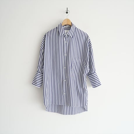 2023SS・人気完売品 / L'Appartement購入品 / MADISON BLUE / J.BRADLEY CUFF SH L.STRIPE / 2505-0223